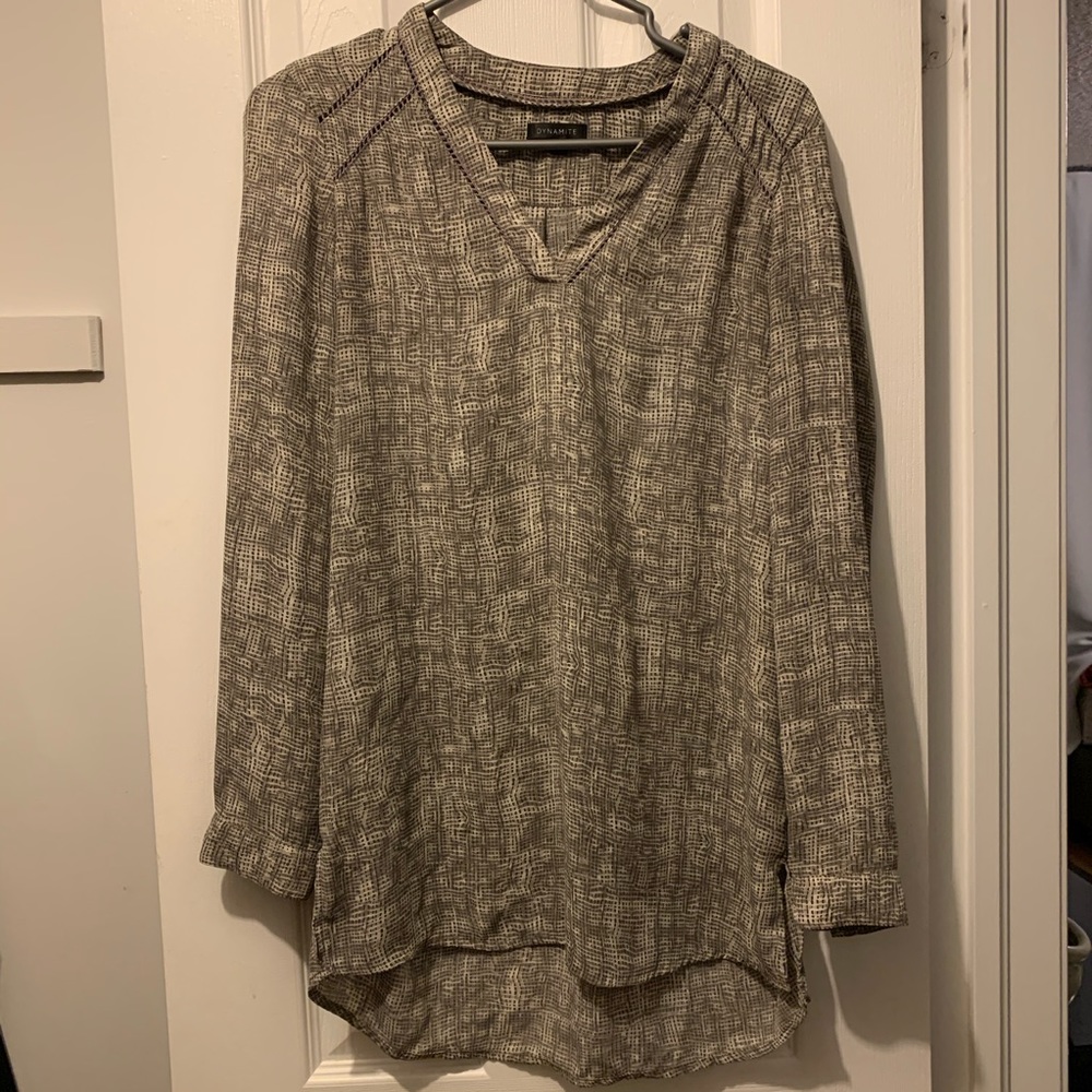 Taupe blouse